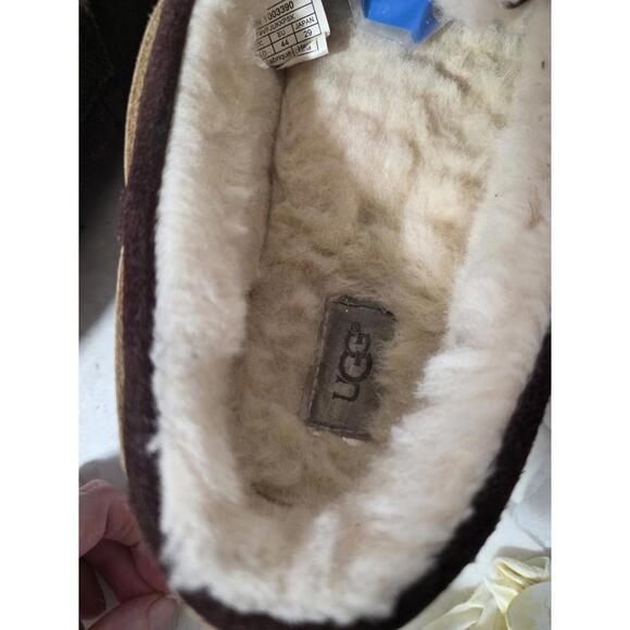 UGG Men's Olsen Slippers Espresso Brown House Shoes Moccasins indoor outdoor 11 - Picture 14 of 16